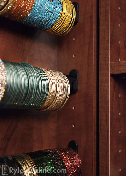 Close Up Bangle Bracelet Storage Cabinet