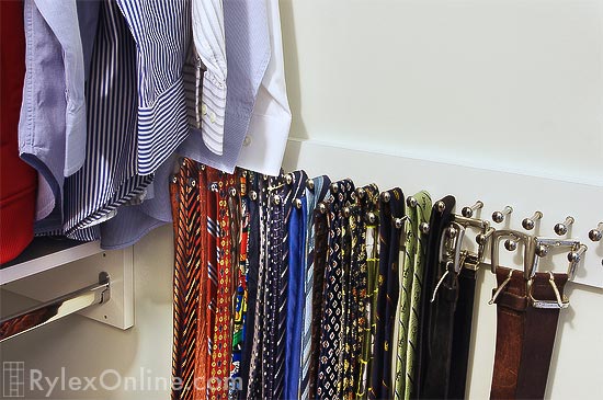 Custom Closet Tie Hooks