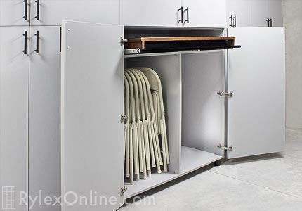 Basement Storage for Furniture and Seasonal Clothes