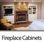 Fireplace Cabinets and Shelves