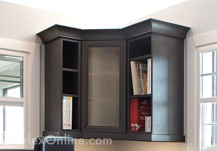 Office Cabinet with Side Open Shelves