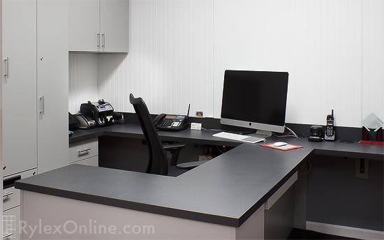 U-Shaped Commercial Office Desk