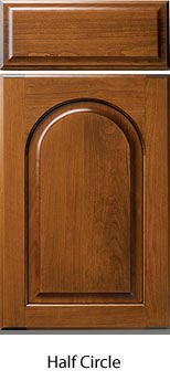 Half Circle Solid Wood Cabinet Door
