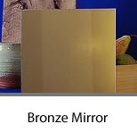 Bronze Mirror Cabinet Door Glass