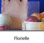 Florielle Textured Cabinet Door Glass