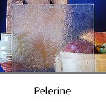 Pelerine Textured Cabinet Door Glass