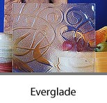 Everglade Textured Cabinet Door Glass