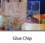Glue Chip Textured Door Glass
