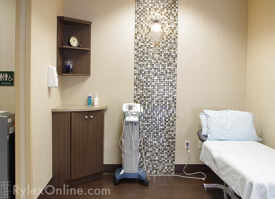Medical Exam Room Durable Corner Cabinets