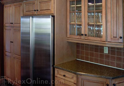 Kitchen Cabinets with Glass Door Inserts