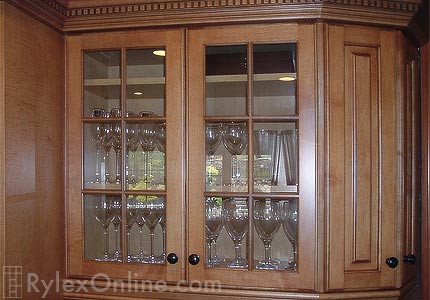 Kitchen Cabinet with Glass Doors