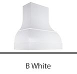 B White Range Hood