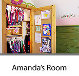 Girl's Bedroom Closet Cabinet
