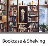 Backlit Bookcase and Shelving