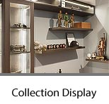 Display Cabinets for HO Train and Baseball Memorabilia Collections