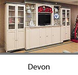 Elegant Entertainment Cabinet with Glass Fronted Cabinets