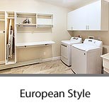 European Style Laundry Cabinets