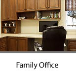 Family Home Office with Counter Desk