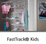 Fast Track Young Girl's Reach-In Closet