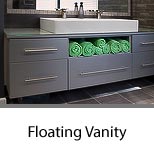 Floating Bathroom Vanity Cabinet