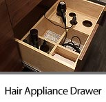 Hair Styling Tool Organized Drawer