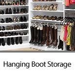 Closet Hanging Boot Storage