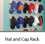 Hat and Cap Closet Display Rack