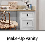 Built-in Makeup Vanity Cabinet