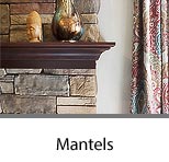 Solid Cherry Fireplace Mantel with Corbels
