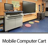 Mobile Computer Cart for Teachers