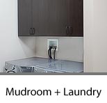 Laundry Room with Mudroom Storage Cabinets