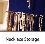 Velvet Lined Necklace Cabinet Door