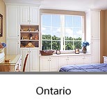 Floor to Ceiling Bedroom Cabinets with Window Seat Storage