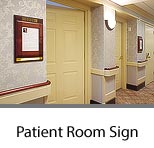 Assisted Living Patient Room Sign