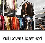 Wardrobe Lift and Pull-down Closet Rod