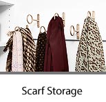 Scarf Closet Storage Hooks