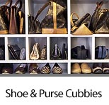 Closet Shoe and Purse Cubbies