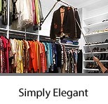 Elegant Walk-In Closet with Wardrobe Lifts