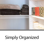 Simple Organized Linen Closet