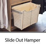 Sliding Clothes Hamper for Closets