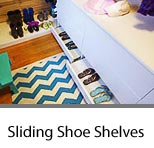 Sliding Shoe Shelves