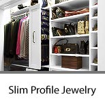 Narrow Slim Profile Jewelry Cabinet