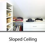 Closet with Sloped Ceiling