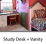 Bedroom Teen Desk and Vanity