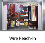 Girls Reach-In Wire Closet