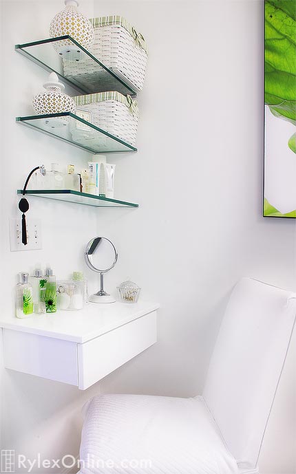 Glass Shelf Over Sink Design Ideas