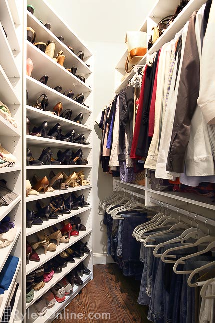 Closet Shoe Shelves, Open Shoe Shelves