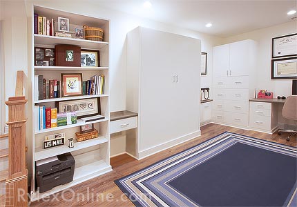 Guestroom with Murphy Bed Cabinet