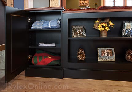 Room Divider Cabinet with Storage