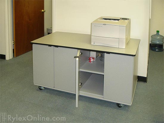 Mobile Office Printer Cart